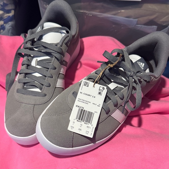 adidas Other - Size 10 Adidas VL Court 3.0 Men's Sneakers in Gray and White